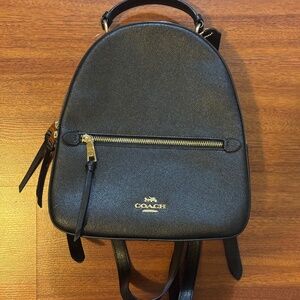 Brand New Coach Leather Monogrammed Backpack w/ Gold Hardware